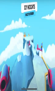 stumble guys map honey drop icy_heights