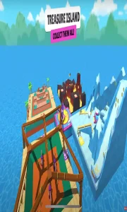 Stumble Guys Tips an Tricks, Mastering The Maps(Part3) 8 treasure-island