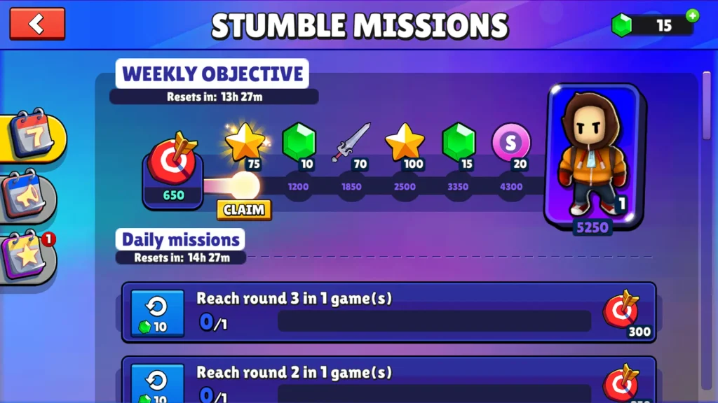 stumble guys missions