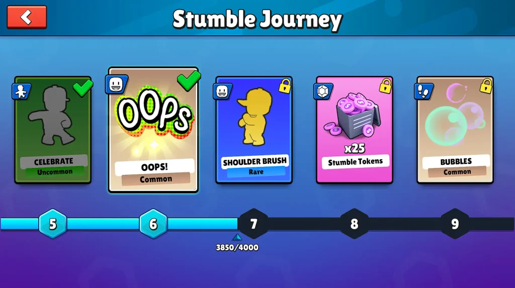 stumble guys player journey