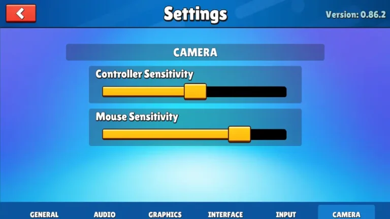 stumble guys camera settings