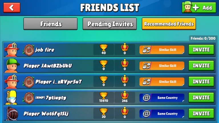 stumble guys friends screen