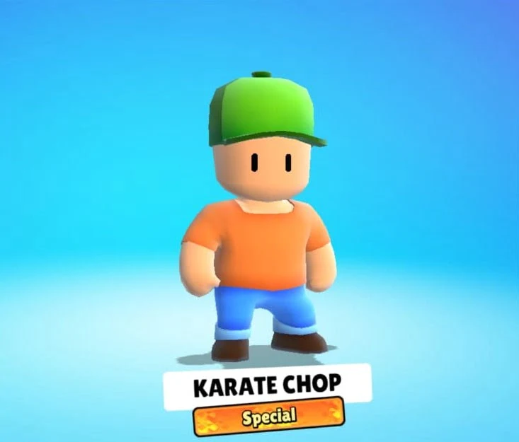 karate chop emote