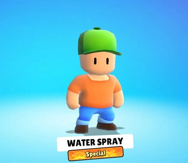 water spray emote