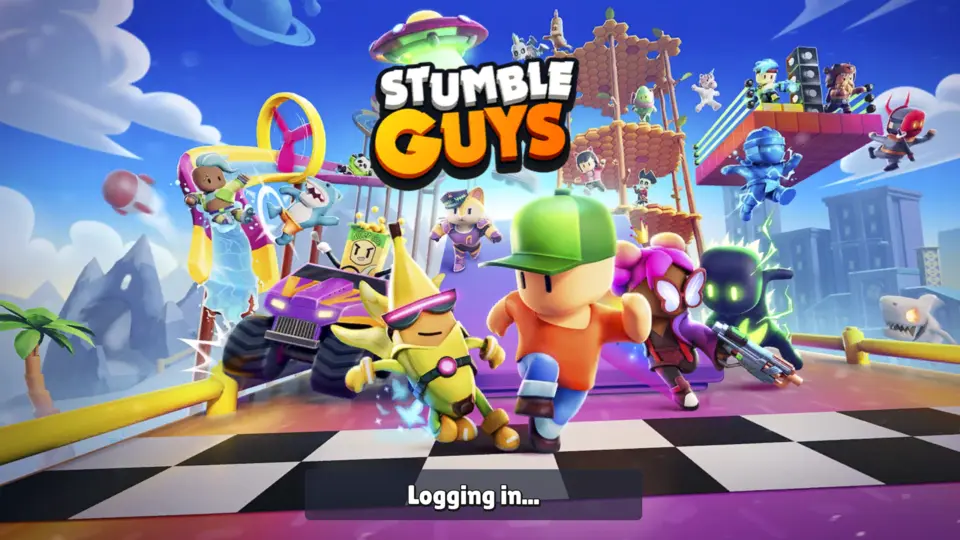 stumble guys log in screen