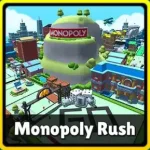 monopoly rush map